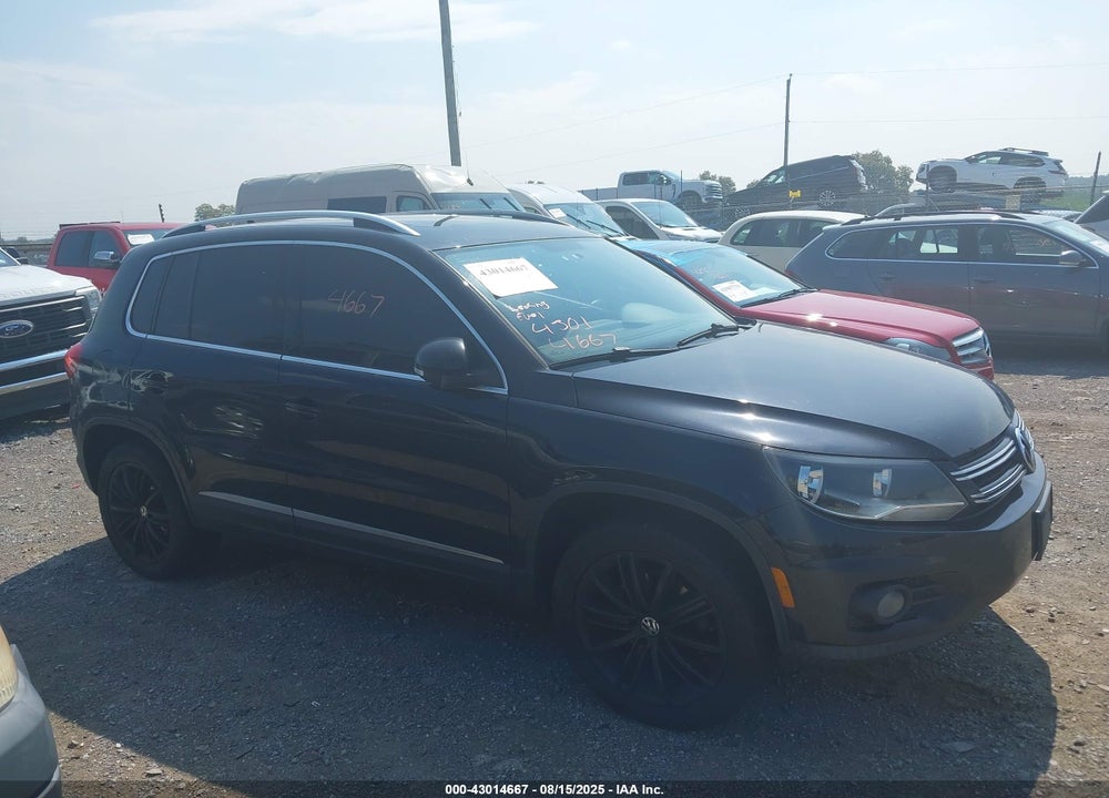 2012 VOLKSWAGEN TIGUAN SE VIN: WVGBV7AX6CW545387