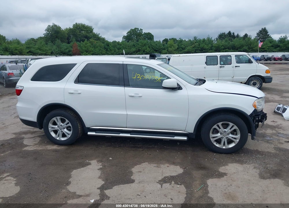 2013 DODGE DURANGO VIN: 1C4RDJAG5DC510250