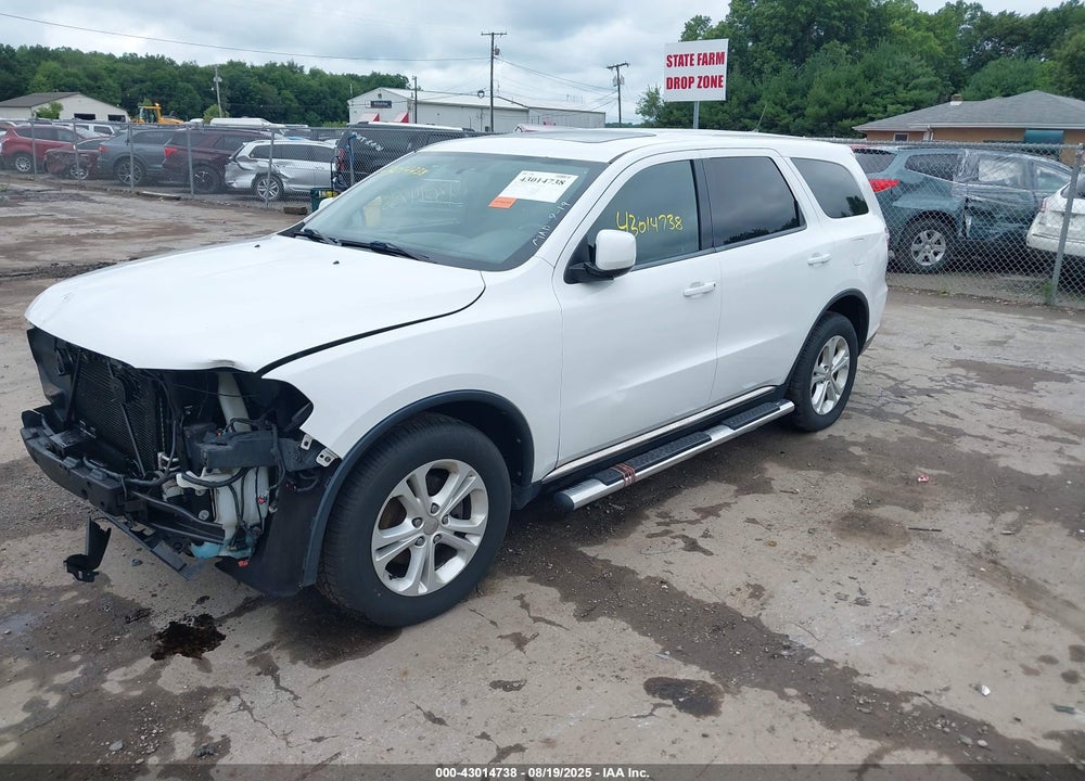 2013 DODGE DURANGO VIN: 1C4RDJAG5DC510250