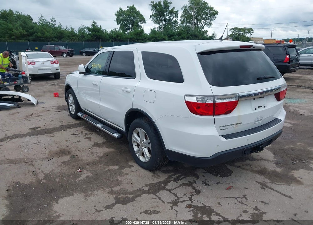 2013 DODGE DURANGO VIN: 1C4RDJAG5DC510250