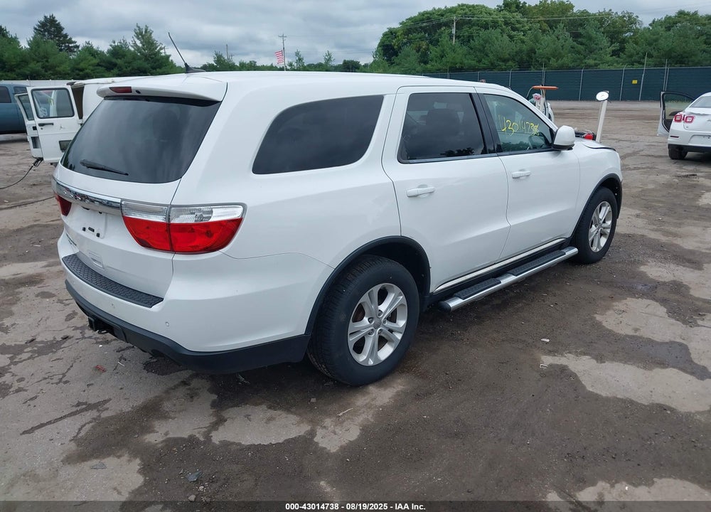 2013 DODGE DURANGO VIN: 1C4RDJAG5DC510250