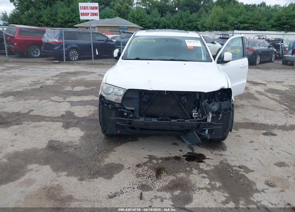 2013 DODGE DURANGO VIN: 1C4RDJAG5DC510250
