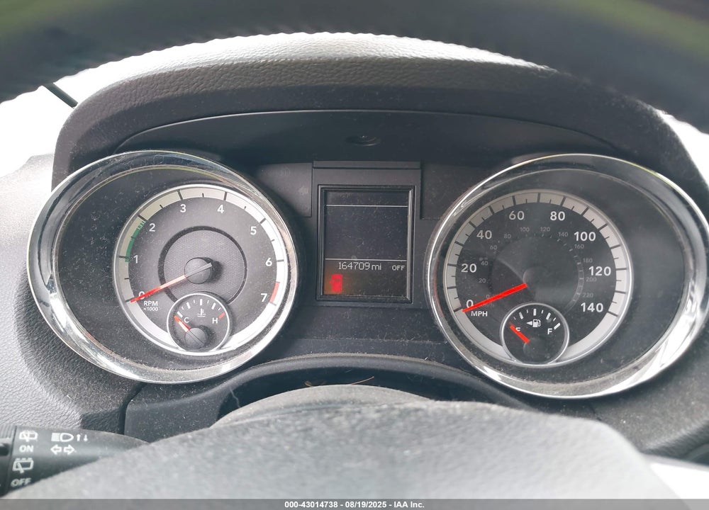 2013 DODGE DURANGO VIN: 1C4RDJAG5DC510250