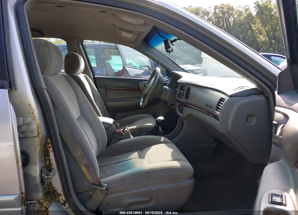 2005 CHEVROLET IMPALA LS VIN: 2G1WH52K259199511