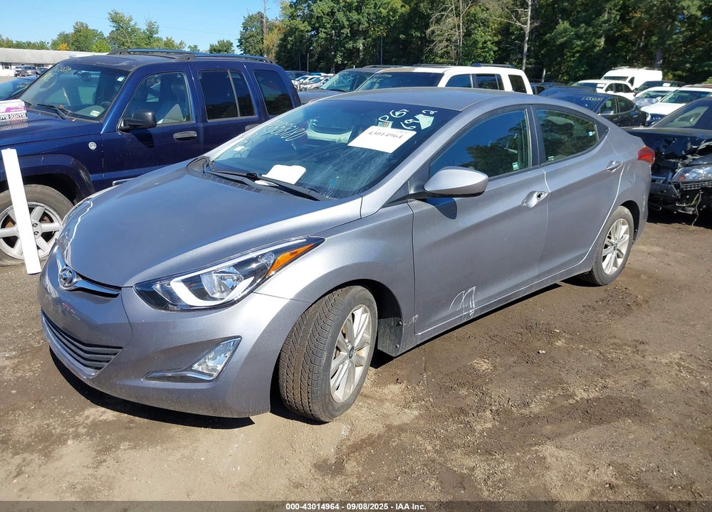 2014 HYUNDAI ELANTRA VIN: KMHDH4AE6EU046942