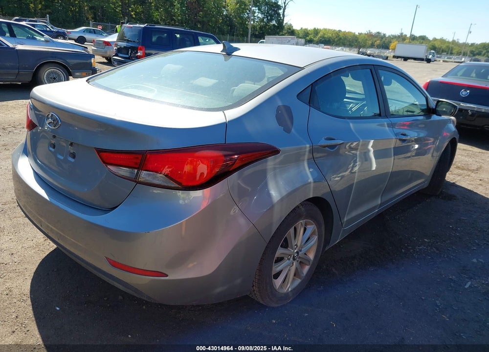 2014 HYUNDAI ELANTRA VIN: KMHDH4AE6EU046942