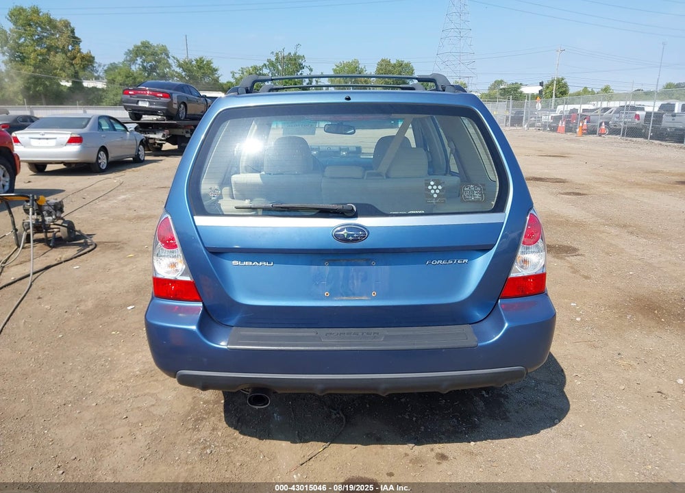 2007 SUBARU FORESTER 2.5X VIN: JF1SG65687H711290
