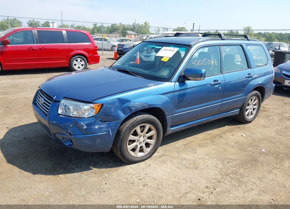 2007 SUBARU FORESTER 2.5X VIN: JF1SG65687H711290