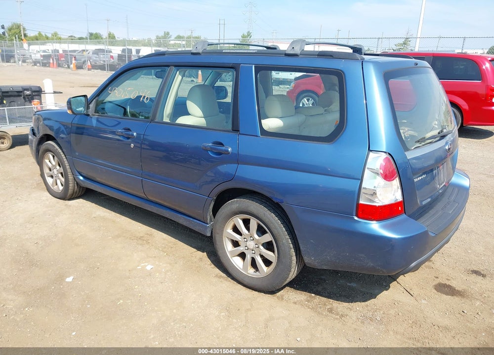 2007 SUBARU FORESTER 2.5X VIN: JF1SG65687H711290