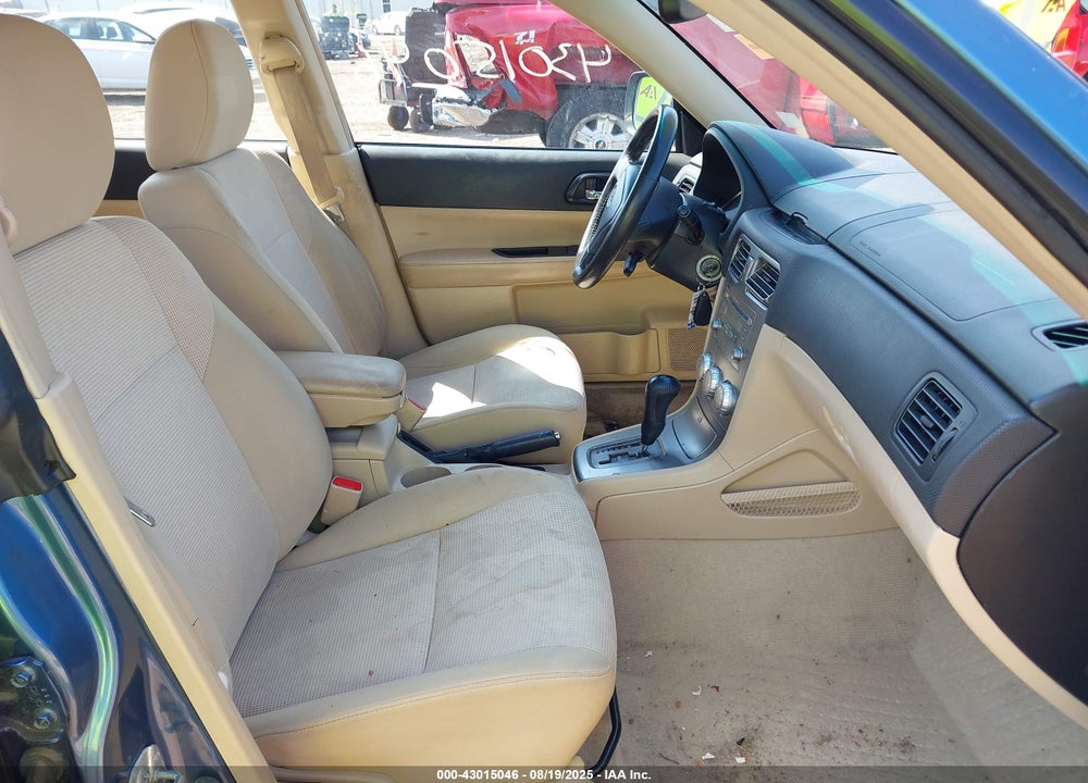 2007 SUBARU FORESTER 2.5X VIN: JF1SG65687H711290