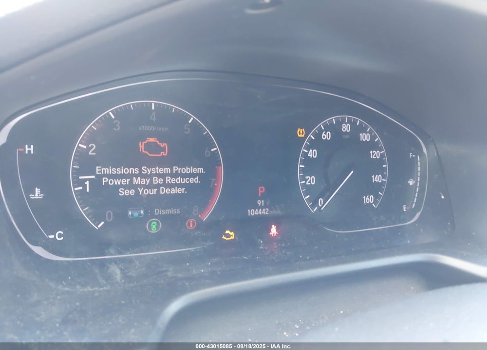 2019 HONDA ACCORD VIN: 1HGCV1F31KA024747