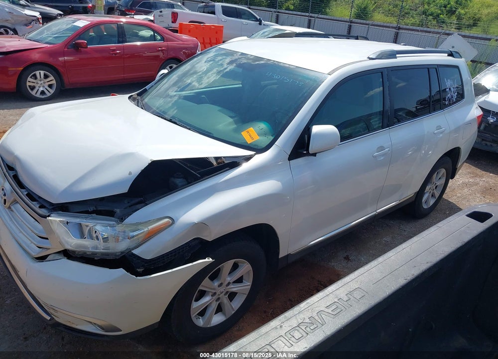 2012 TOYOTA HIGHLANDER VIN: 5TDBK3EH8CS130855