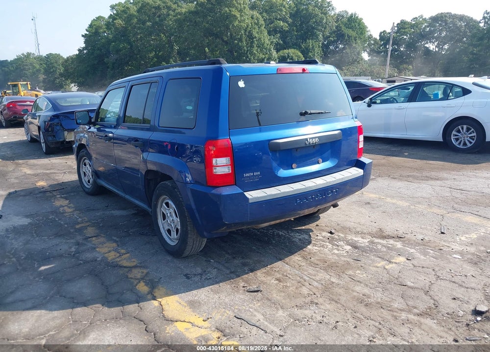 2009 JEEP PATRIOT VIN: 1J4FT28A79D219760