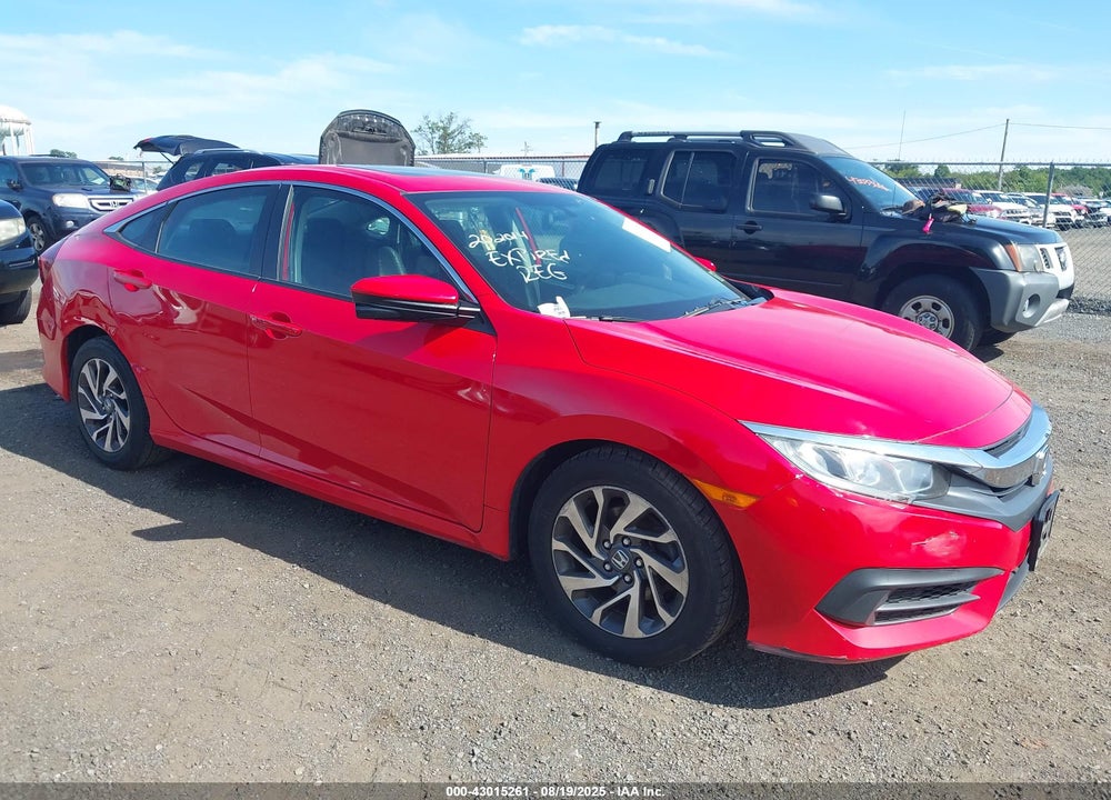 2018 HONDA CIVIC EX VIN: 2HGFC2F71JH539890