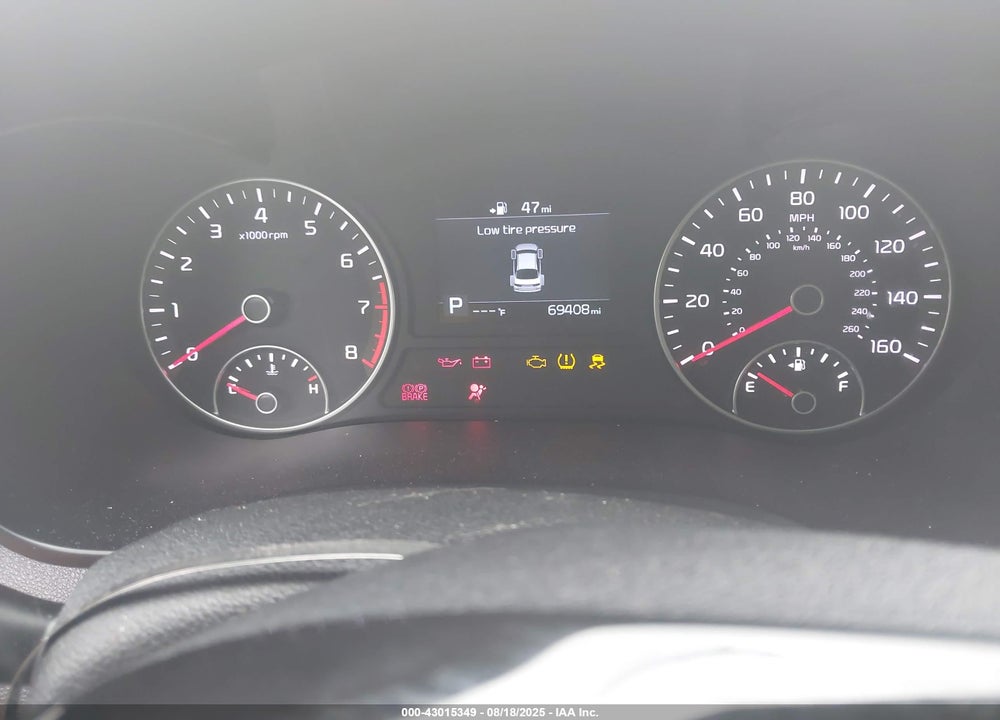 2019 KIA OPTIMA VIN: 5XXGT4L37KG314006
