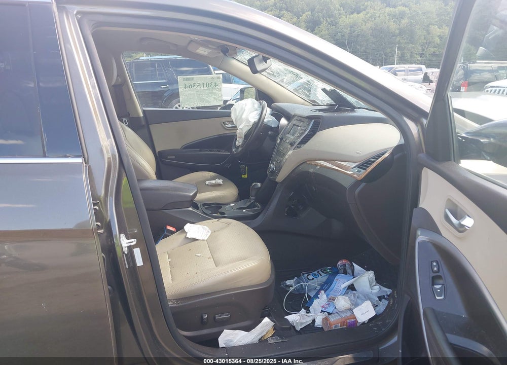 2013 HYUNDAI SANTA FE VIN: 5XYZU3LAXDG112354