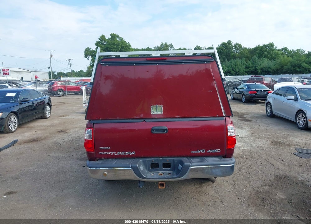 2005 TOYOTA TUNDRA BASE V8 VIN: 5TBKT42115S467079