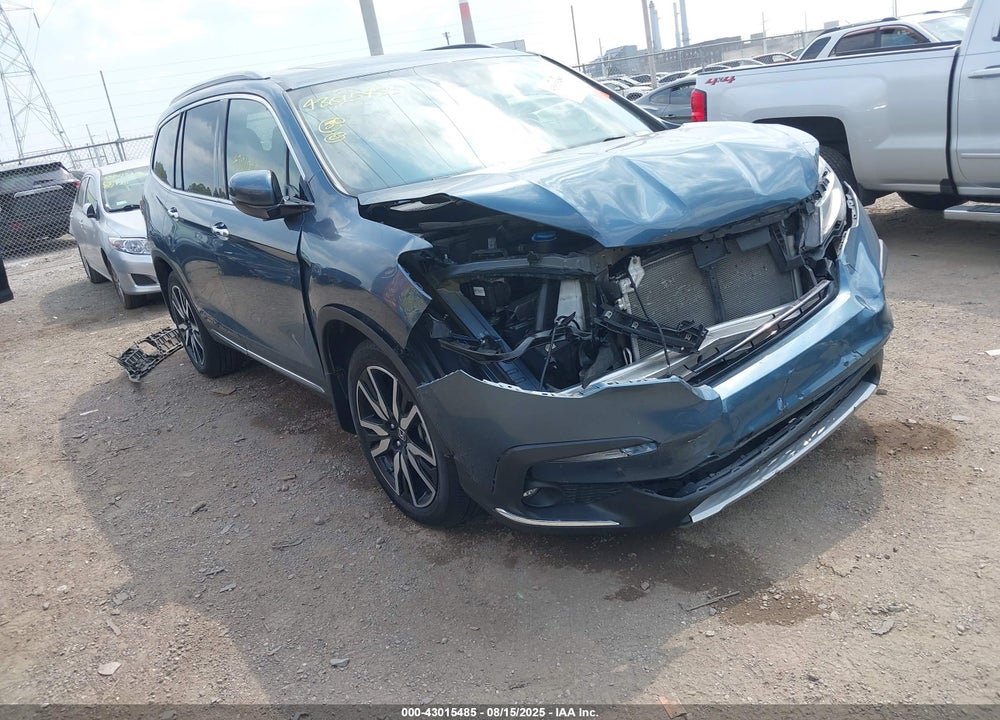 2021 HONDA PILOT AWD TOURING 8 PASSENGER VIN: 5FNYF6H95MB000378