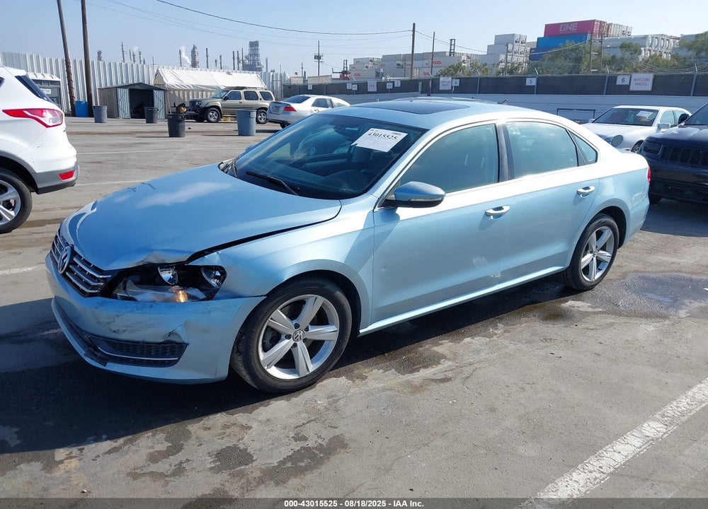 2012 VOLKSWAGEN PASSAT VIN: 1VWBN7A31CC013013