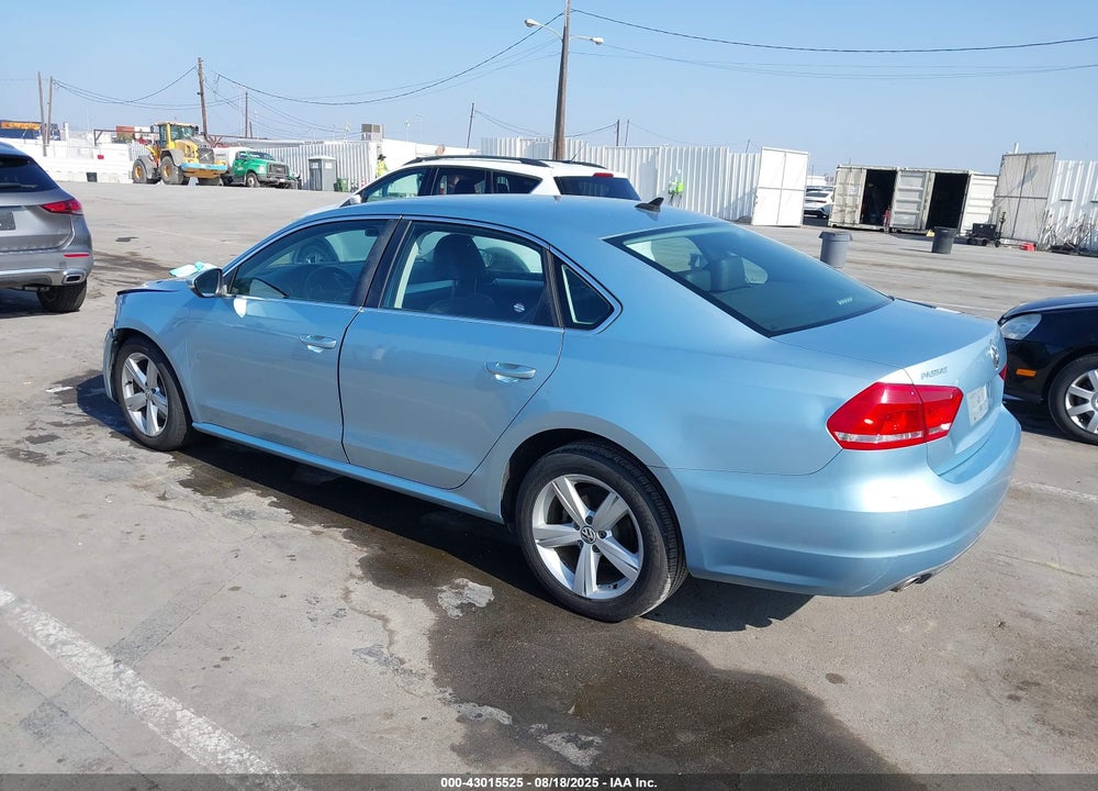 2012 VOLKSWAGEN PASSAT VIN: 1VWBN7A31CC013013
