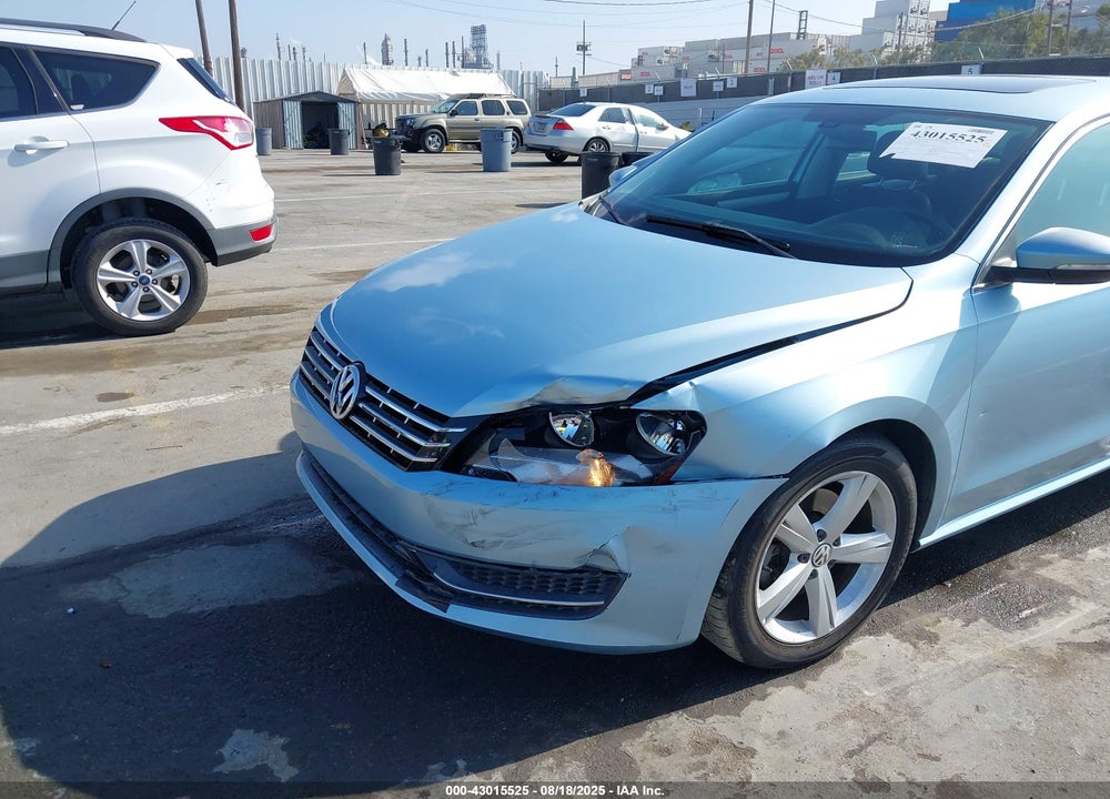 2012 VOLKSWAGEN PASSAT VIN: 1VWBN7A31CC013013
