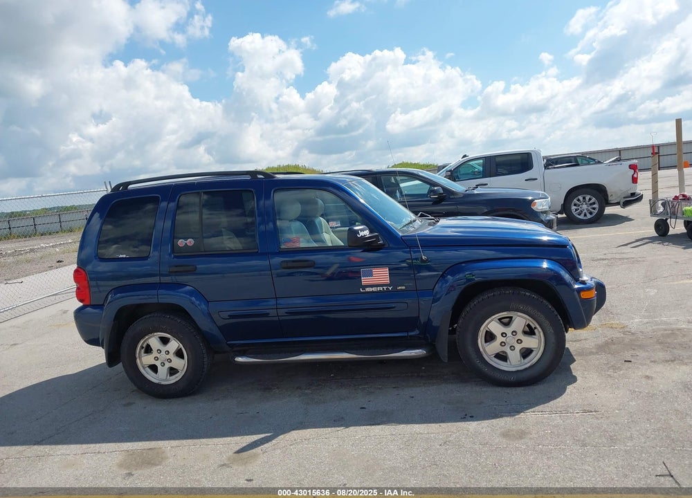 2003 JEEP LIBERTY LIMITED EDITION VIN: 1J4GL58K33W597522