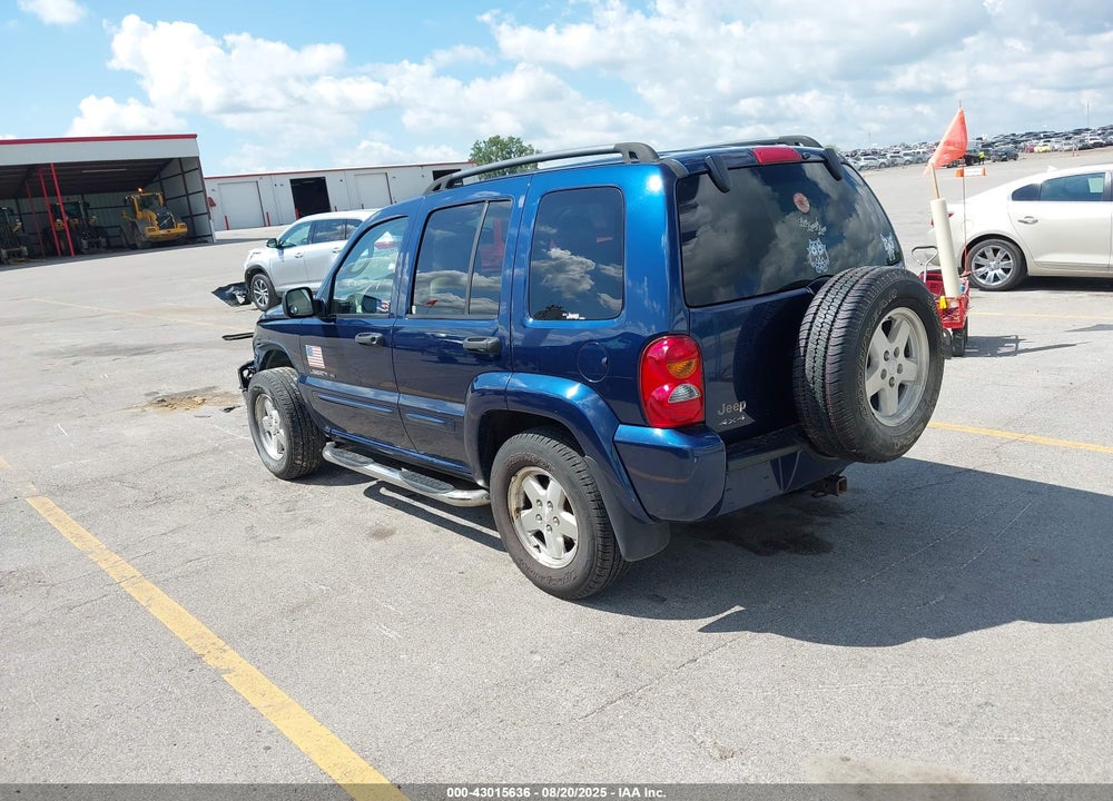 2003 JEEP LIBERTY LIMITED EDITION VIN: 1J4GL58K33W597522