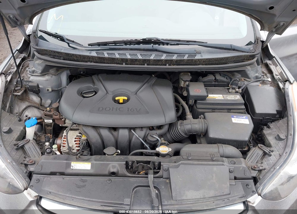 2012 HYUNDAI ELANTRA VIN: KMHDH4AE2CU208417