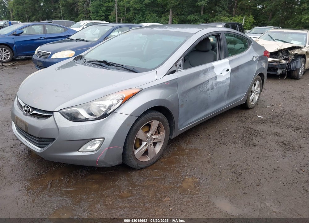 2012 HYUNDAI ELANTRA VIN: KMHDH4AE2CU208417