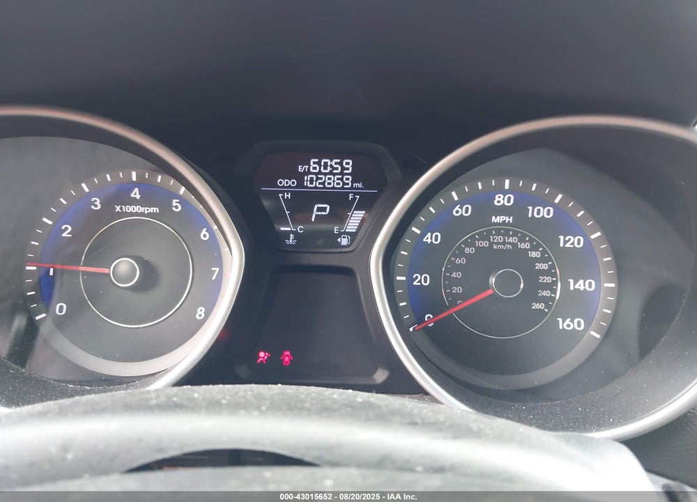 2012 HYUNDAI ELANTRA VIN: KMHDH4AE2CU208417