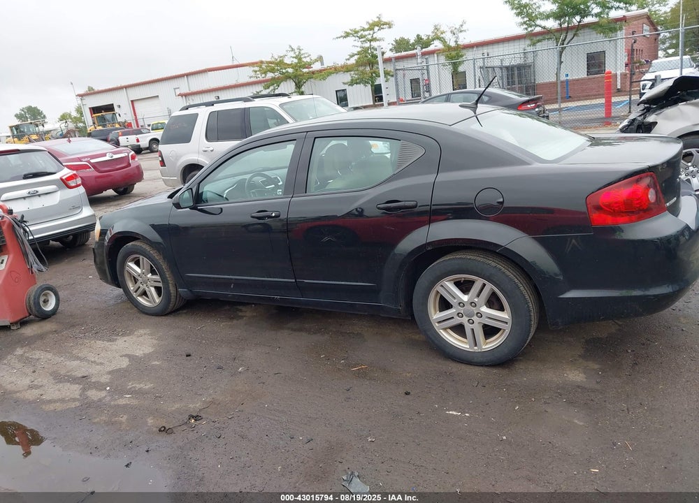 2013 DODGE AVENGER VIN: 1C3CDZCGXDN741204