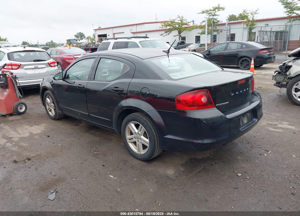 2013 DODGE AVENGER VIN: 1C3CDZCGXDN741204