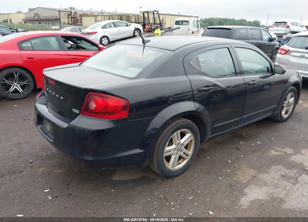 2013 DODGE AVENGER VIN: 1C3CDZCGXDN741204