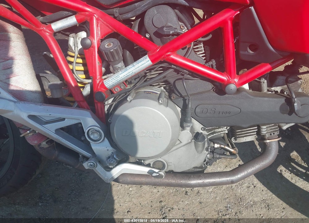 2007 DUCATI MULTISTRADA 1100 VIN: ZDM1VACP67B019062