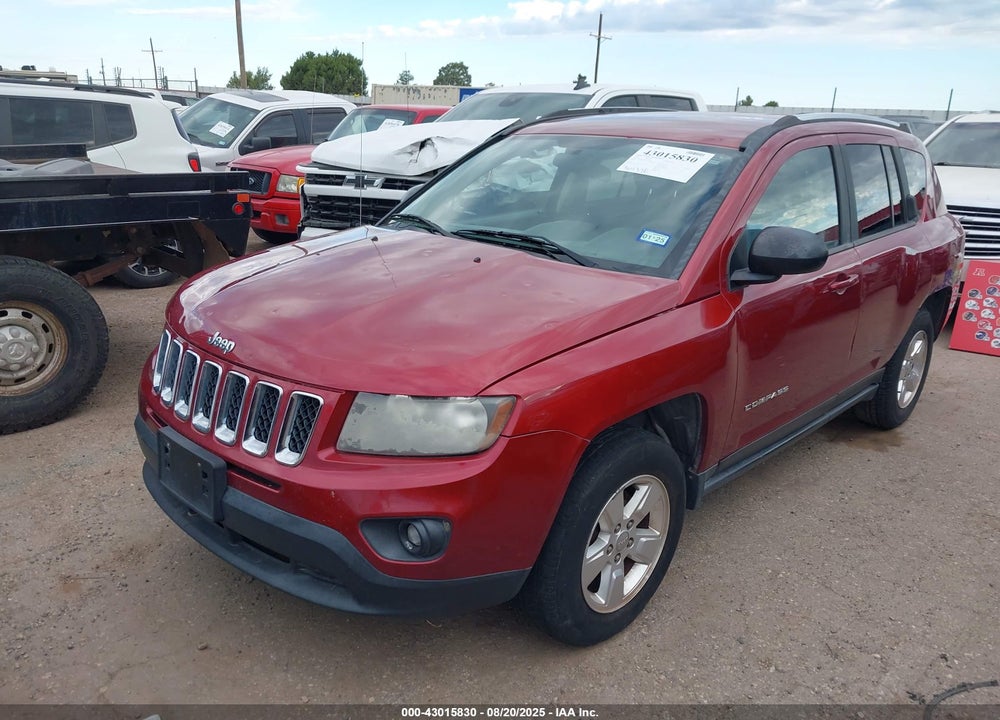 2014 JEEP COMPASS VIN: 1C4NJCBA5ED573034