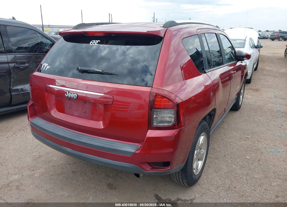 2014 JEEP COMPASS VIN: 1C4NJCBA5ED573034