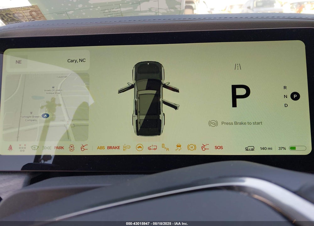 2025 RIVIAN R1S ADVENTURE DUAL MOTOR LARGE PACK/ADVENTURE DUAL MOTOR MAX PACK VIN: 7PDSGBBA3SN053392