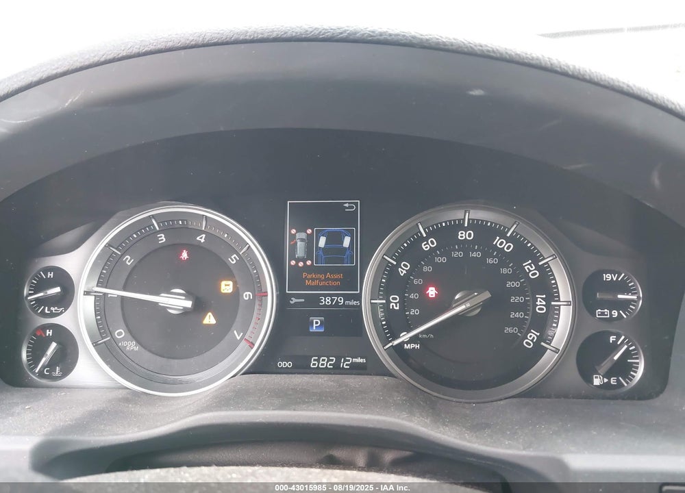 2019 TOYOTA LAND CRUISER VIN: JTMCY7AJ8K4080486