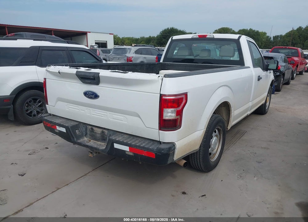2018 FORD F-150 XL VIN: 1FTMF1CB5JKE06428