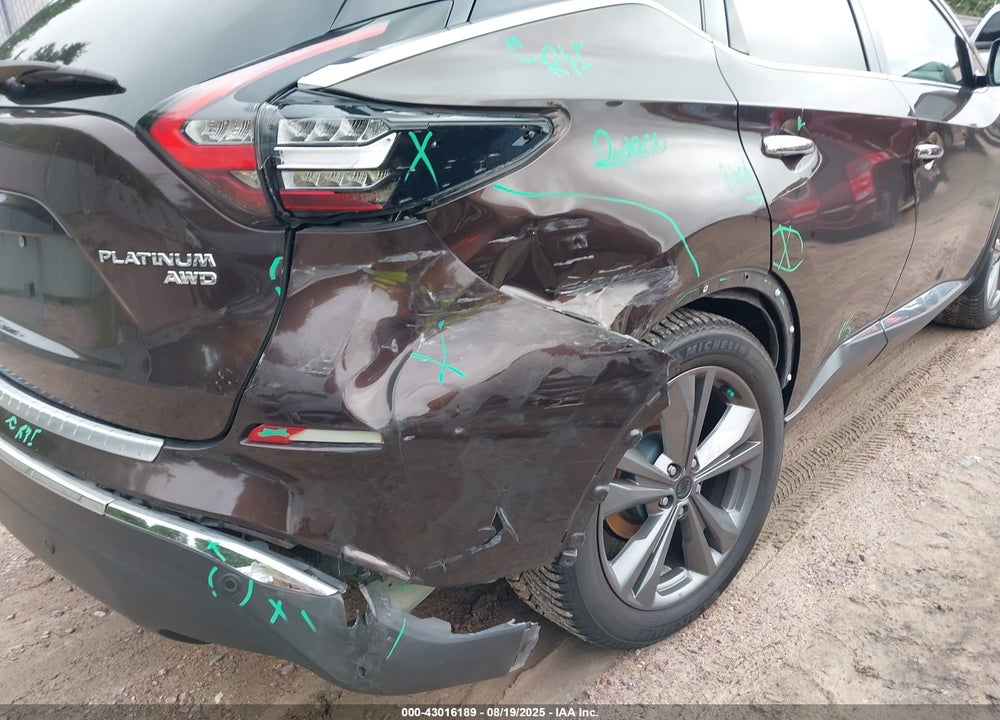 2019 NISSAN MURANO VIN: 5N1AZ2MSXKN142388