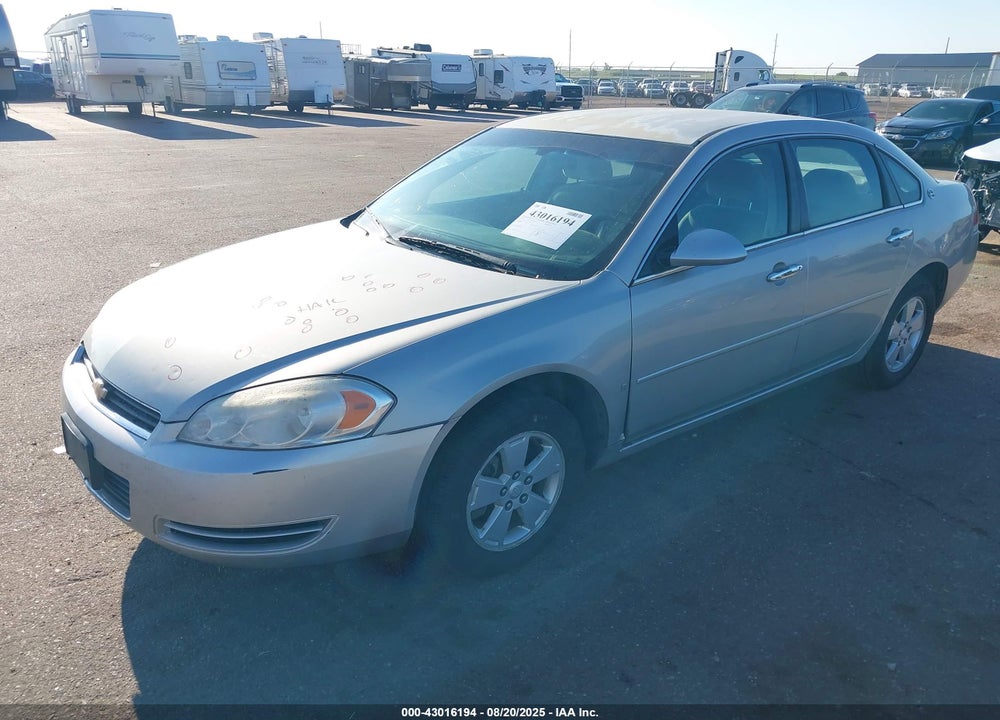 2007 CHEVROLET IMPALA LT VIN: 2G1WT58N279263193