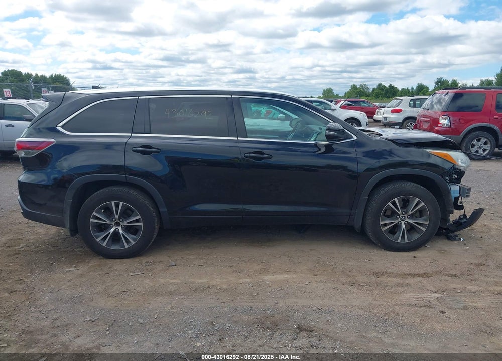 2016 TOYOTA HIGHLANDER VIN: 5TDJKRFHXGS301219