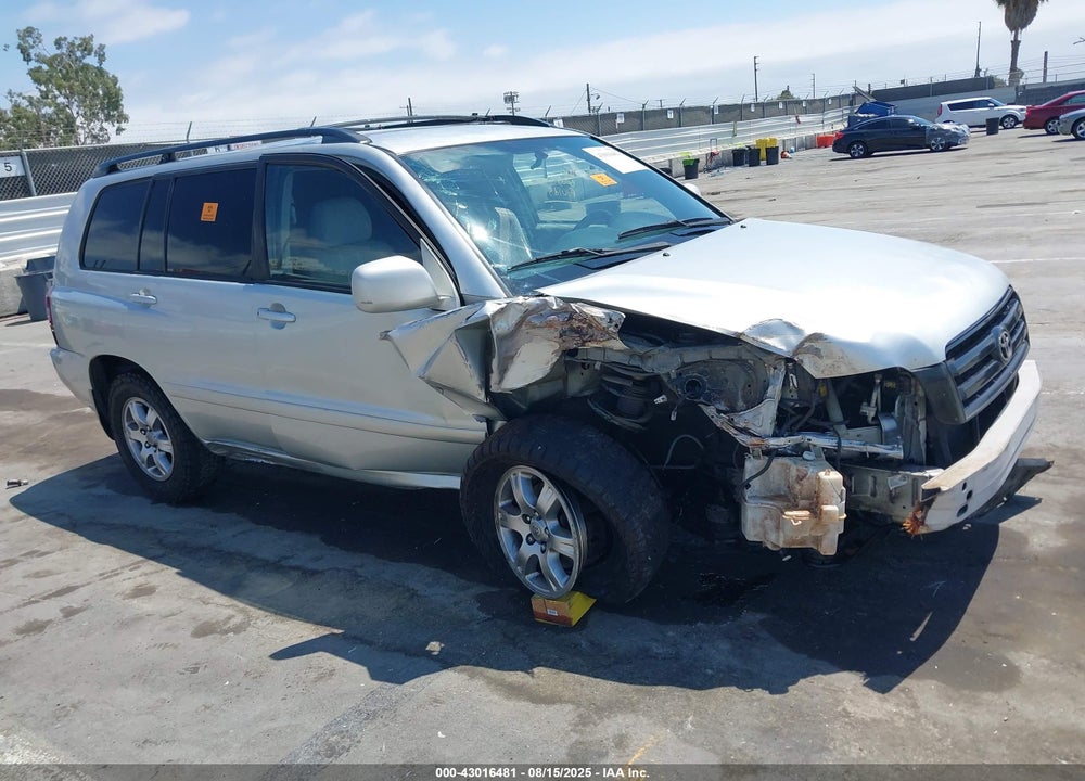 2005 TOYOTA HIGHLANDER V6 VIN: JTEGP21A450047192