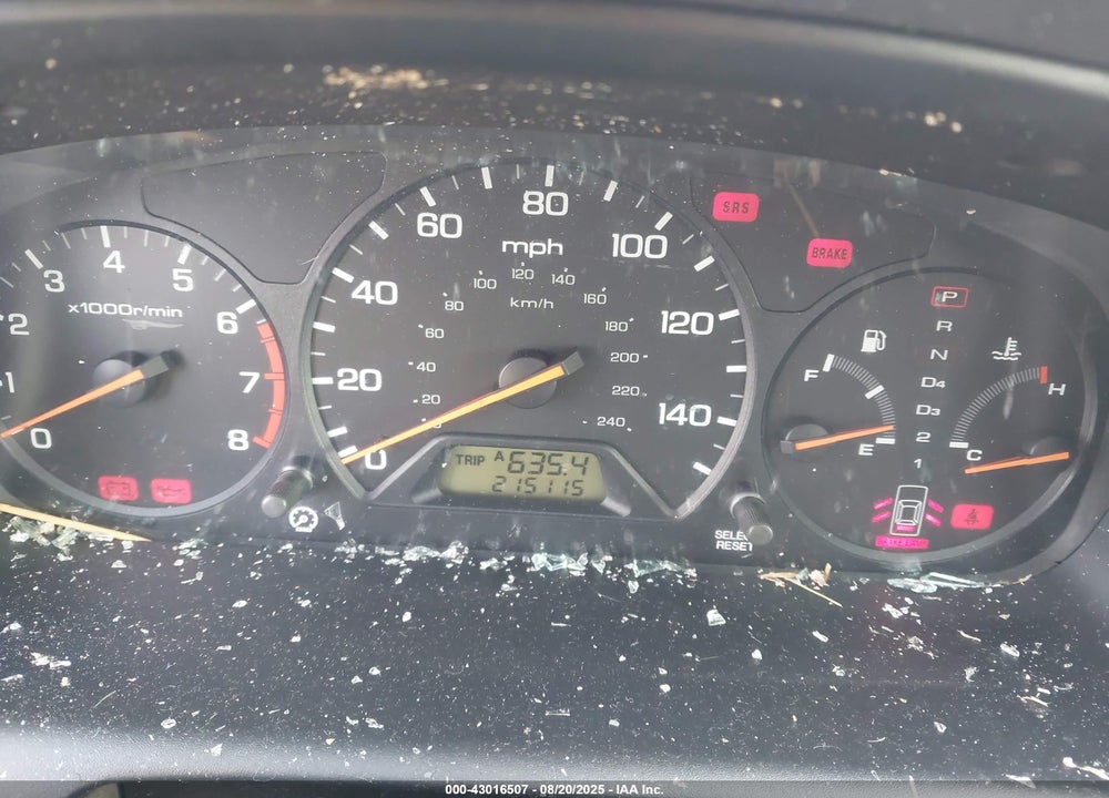 2000 HONDA ACCORD 2.3 EX VIN: 1HGCG5657YA129045
