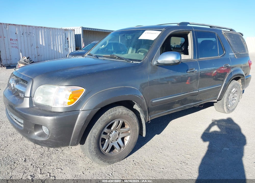 2007 TOYOTA SEQUOIA LIMITED V8 VIN: 5TDZT38A27S297731