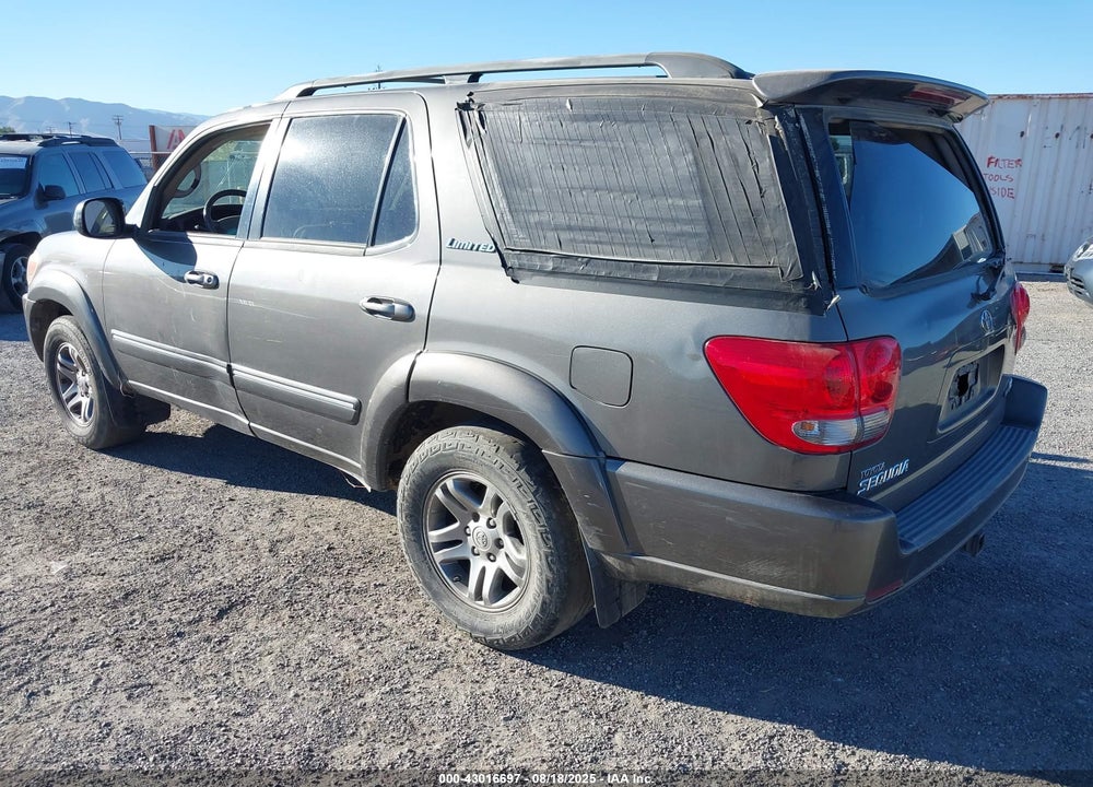 2007 TOYOTA SEQUOIA LIMITED V8 VIN: 5TDZT38A27S297731