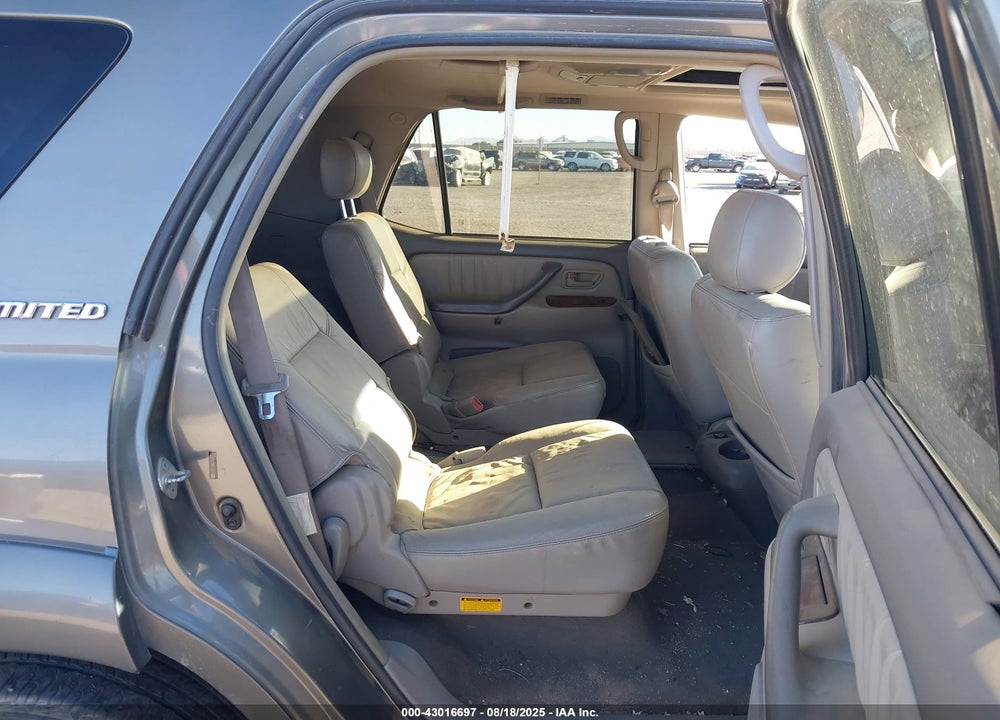 2007 TOYOTA SEQUOIA LIMITED V8 VIN: 5TDZT38A27S297731