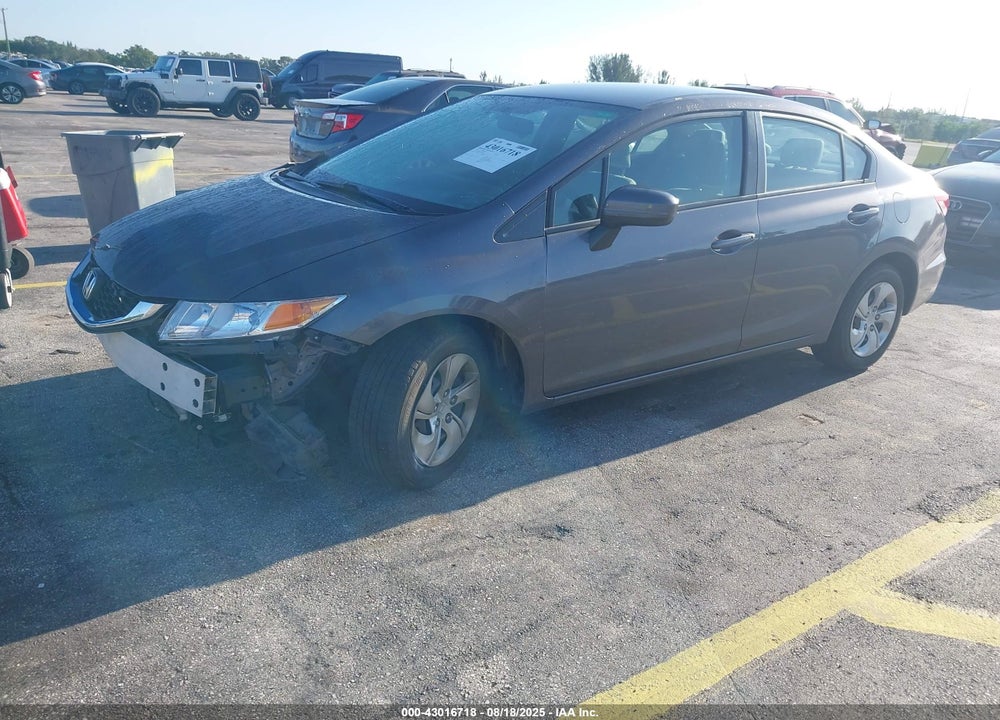2014 HONDA CIVIC VIN: 2HGFB2F56EH557857