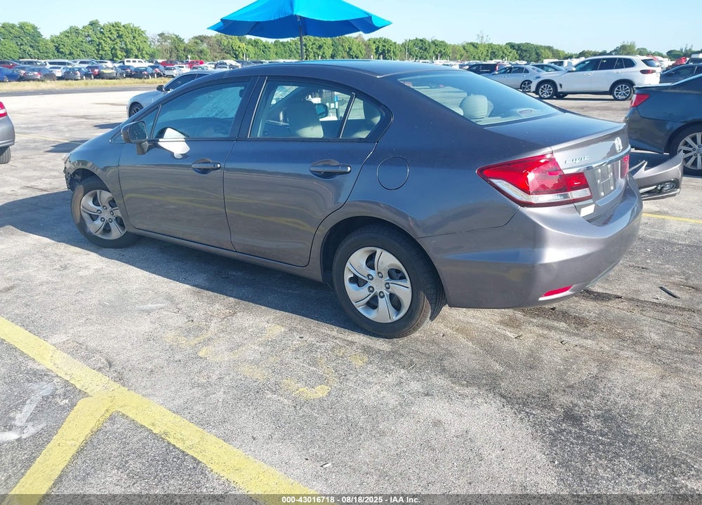 2014 HONDA CIVIC VIN: 2HGFB2F56EH557857