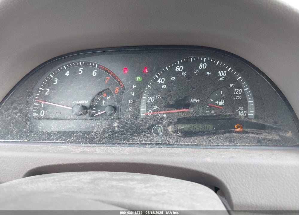 2002 TOYOTA CAMRY LE VIN: 4T1BE32K12U031064